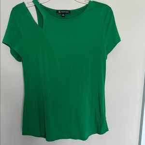 INC International Concepts Green Short Sleeve Tee NWOT